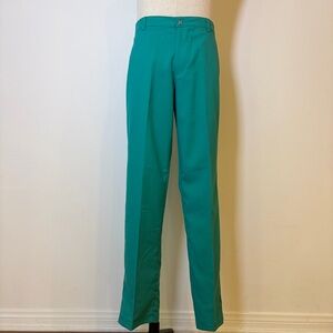 Togar Men's Straight Leg Trousers - Green - Size 34